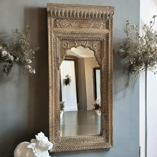 long mirror big wooden indian mirror large floor mirror rustic bathroom mirrors luxury wall vanity mirrors  jharokha mirror big mirror for wall antique wood mirrors vintage wood wall mirror farmhouse mirror full length wall mirror vintage floor mirror antique jharokha mirror entryway mirror carved Indian mirror rustic mirror frame vintage wall decor living room bedroom,vintage wall decor above bed,couch,around tv antique farmhouse bedroom wall decor, entryways
