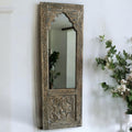 long mirror big wooden indian mirror large floor mirror rustic bathroom mirrors luxury wall vanity mirrors  jharokha mirror big mirror for wall antique wood mirrors vintage wood wall mirror farmhouse mirror full length wall mirror vintage floor mirror antique jharokha mirror entryway mirror carved Indian mirror rustic mirror frame vintage wall decor living room bedroom,vintage wall decor above bed,couch,around tv antique farmhouse bedroom wall decor, entryways Hand Carved Single Jharokha Vanity Mirror – La
