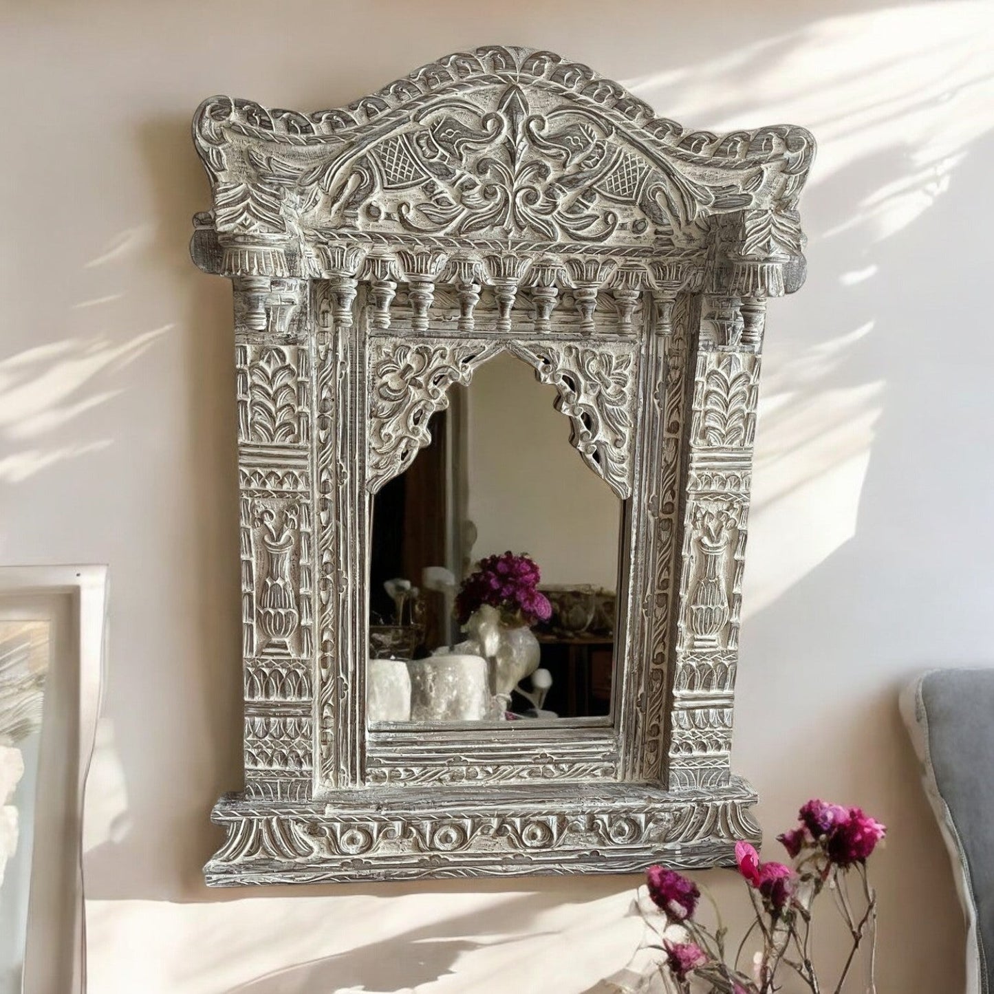 long mirror big wooden indian mirror large floor mirror rustic bathroom mirrors luxury wall vanity mirrors  jharokha mirror big mirror for wall antique wood mirrors vintage wood wall mirror farmhouse mirror full length wall mirror vintage floor mirror antique jharokha mirror entryway mirror carved Indian mirror rustic mirror frame vintage wall decor living room bedroom,vintage wall decor above bed,couch,around tv antique farmhouse bedroom wall decor, entryways
