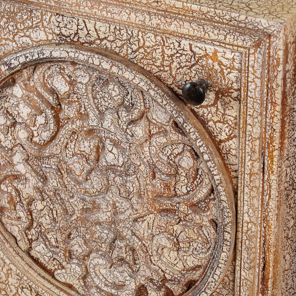Aadira Carved Accent Cabinet - DOBRI ARTS AU