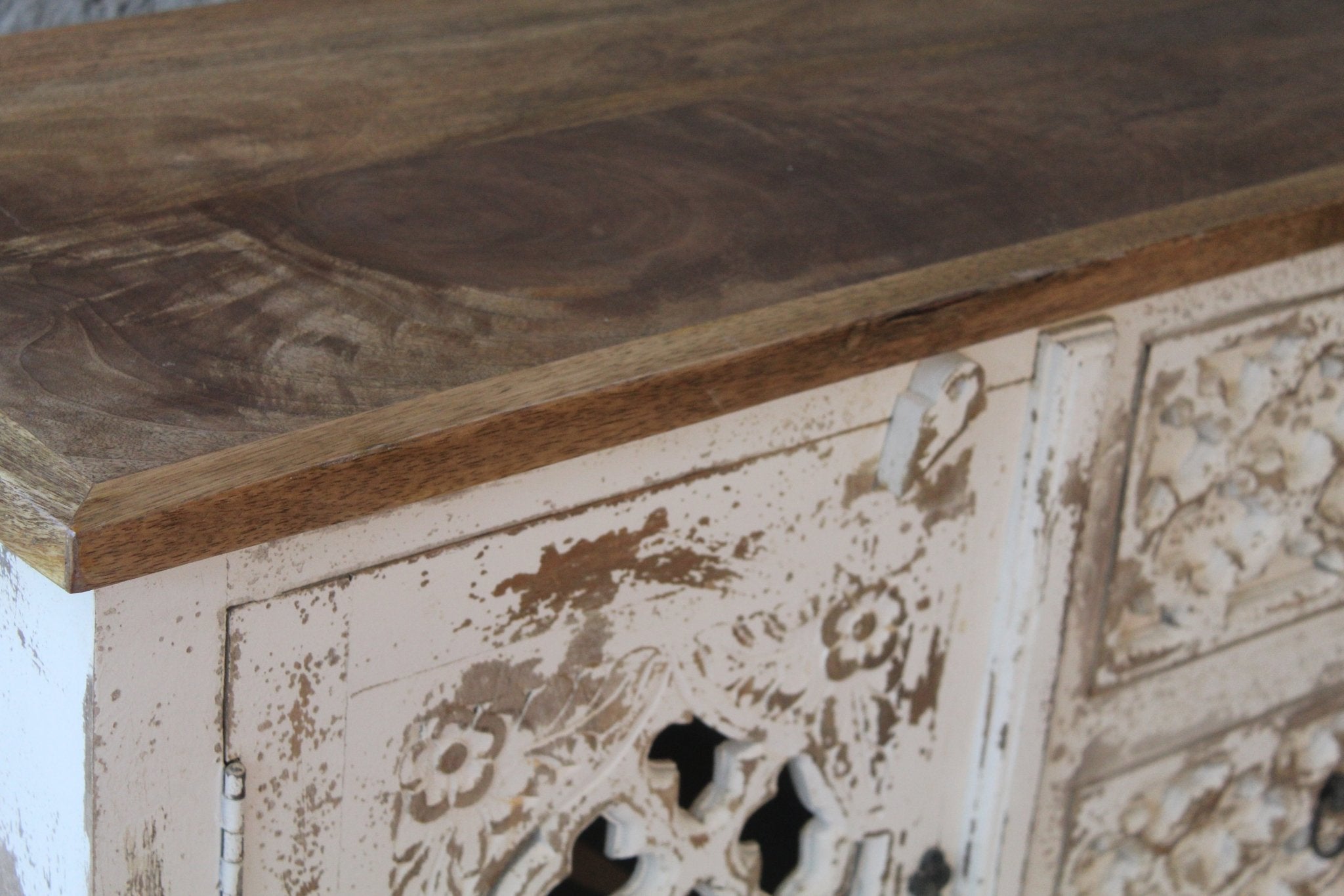 Aariva Carved Storage Sideboard - DOBRI ARTS AU