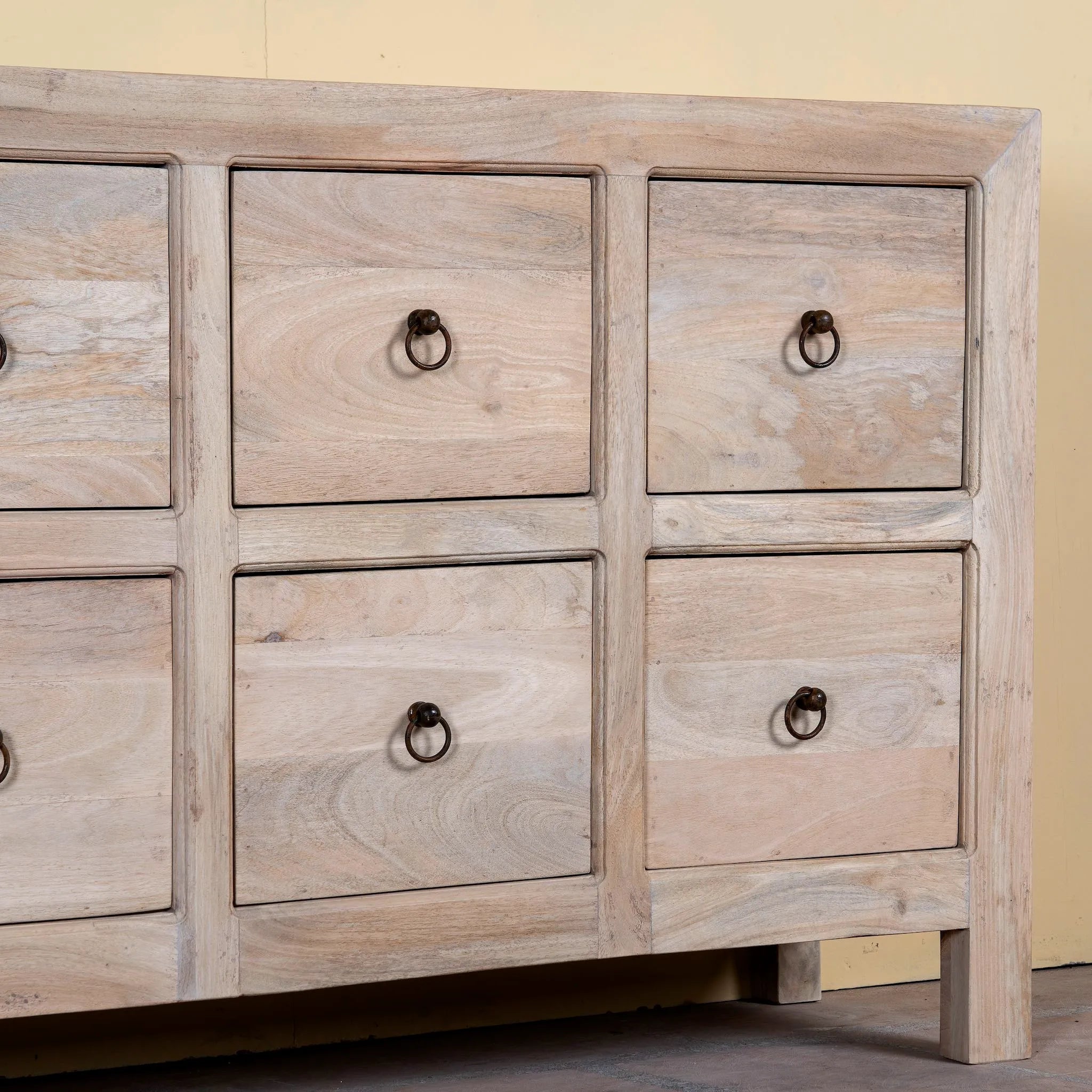 Aarohia Mango Wood Chest of 10 Drawers - DOBRI ARTS AU