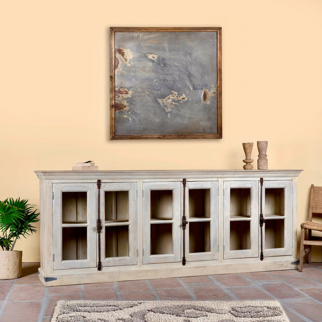 Aashi Sandblasted Mango Wood Ibiza Sideboard - DOBRI ARTS AU