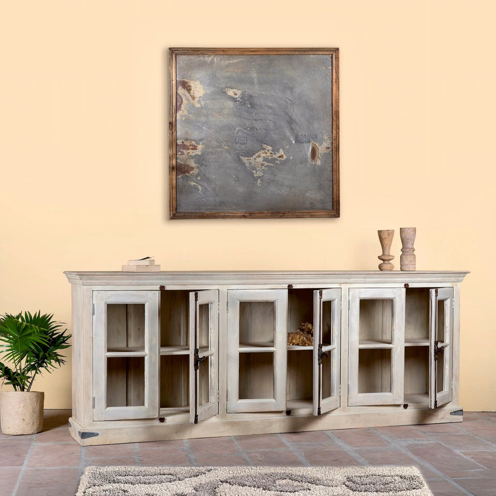 Aashi Sandblasted Mango Wood Ibiza Sideboard - DOBRI ARTS AU