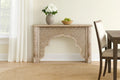 Aisha Intricate Jali Carved Wooden Console Table - DOBRI ARTS AU