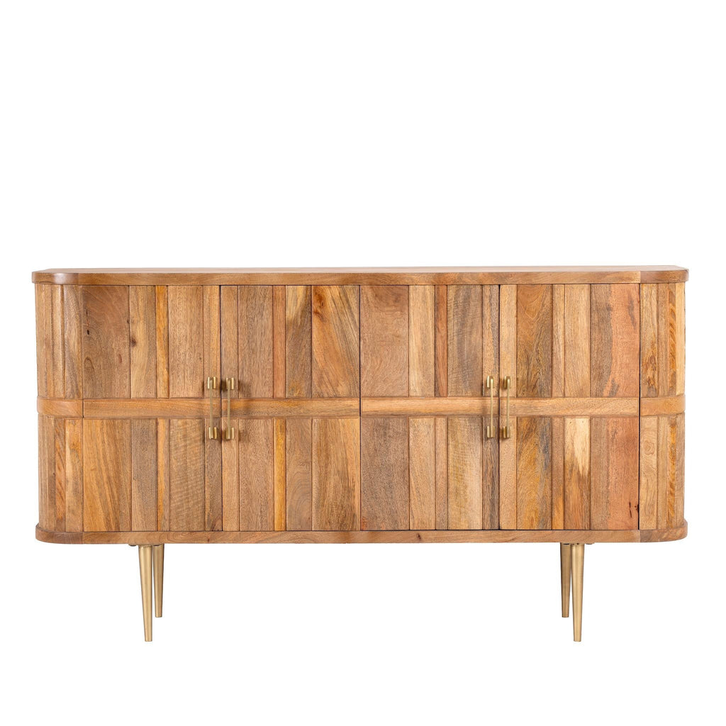 Ajaya Minimalist Solid Wood Sideboard Cabinet - DOBRI ARTS AU
