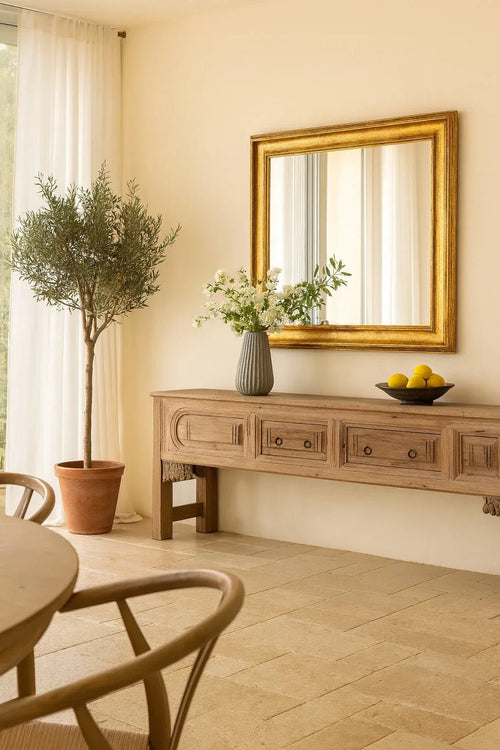 Akhilesh Vintage Carved Console Table - DOBRI ARTS AU