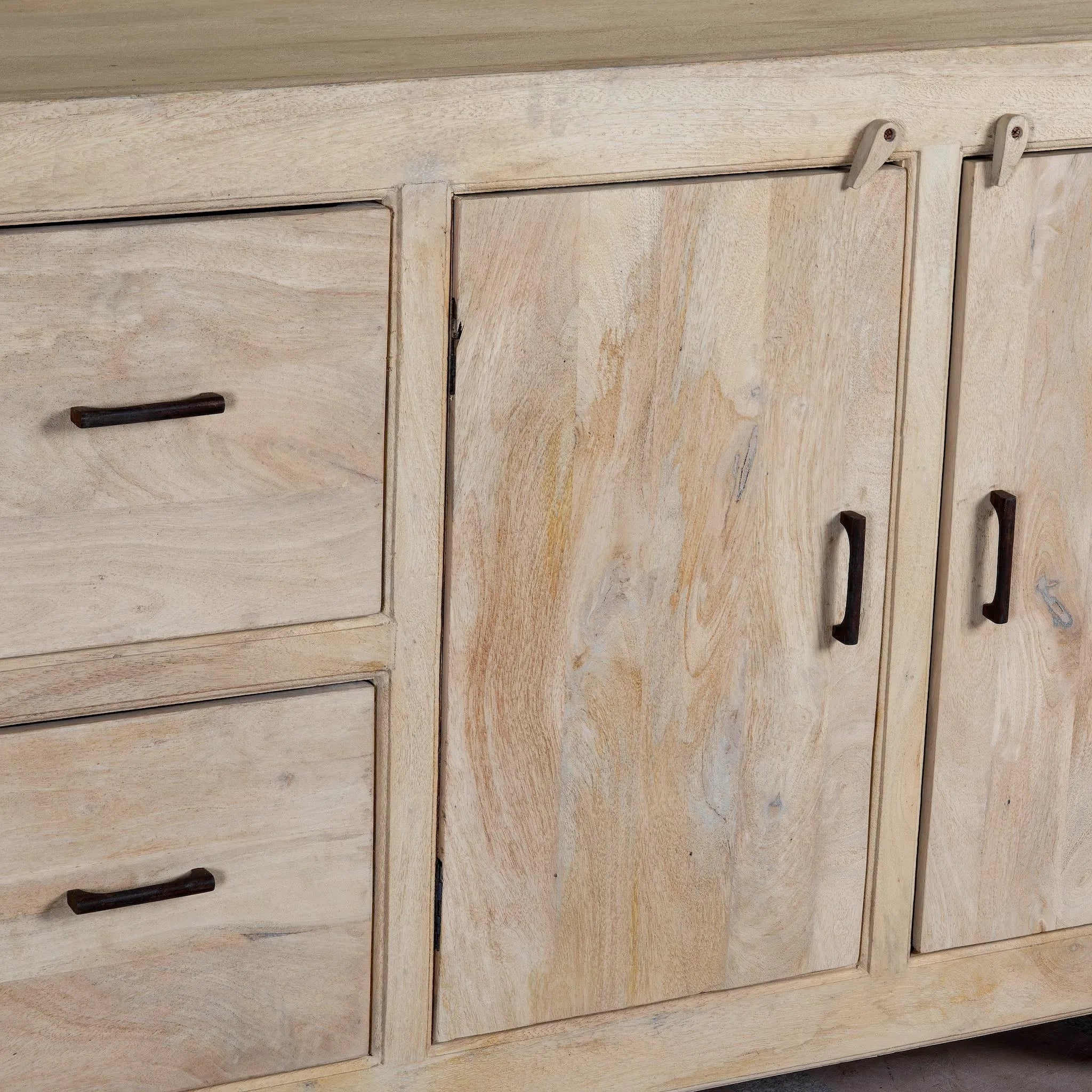Anya Sandblasted Mango Wood Sideboard - DOBRI ARTS AU