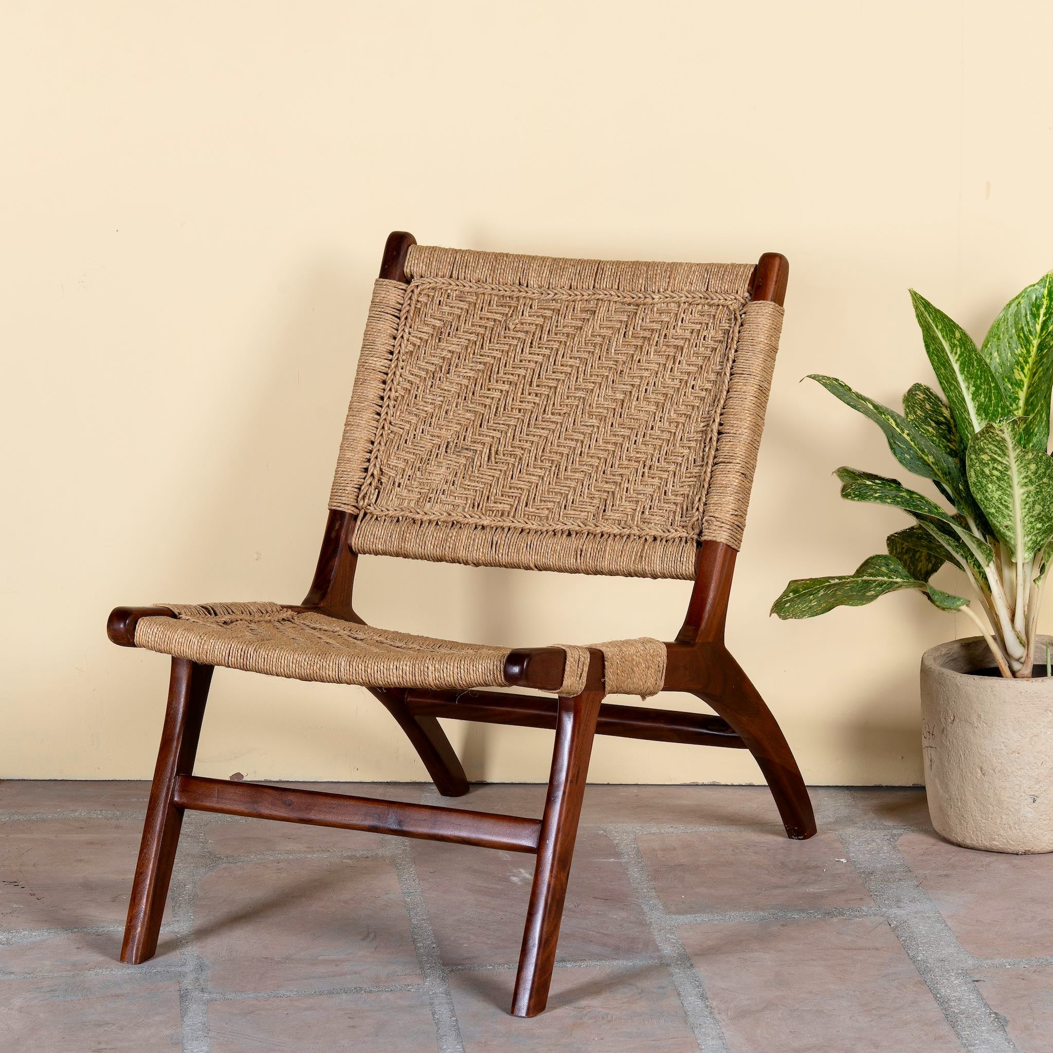 Arlo Woven Lounge Chair - DOBRI ARTS AU