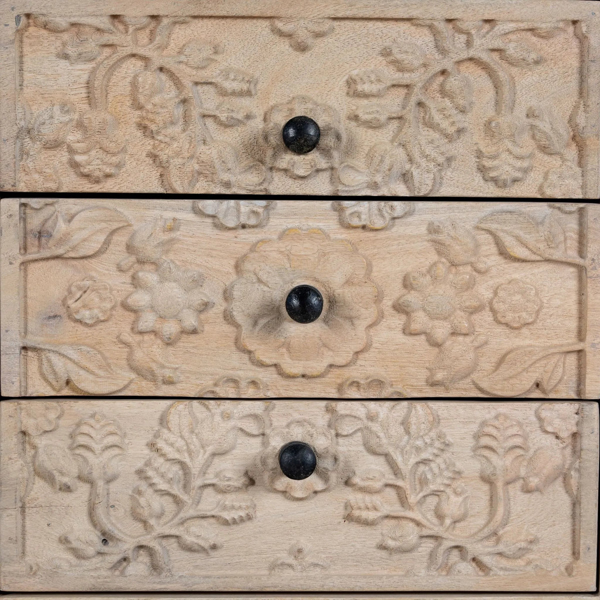 Arohi Carved Bedside Chest Set - DOBRI ARTS AU