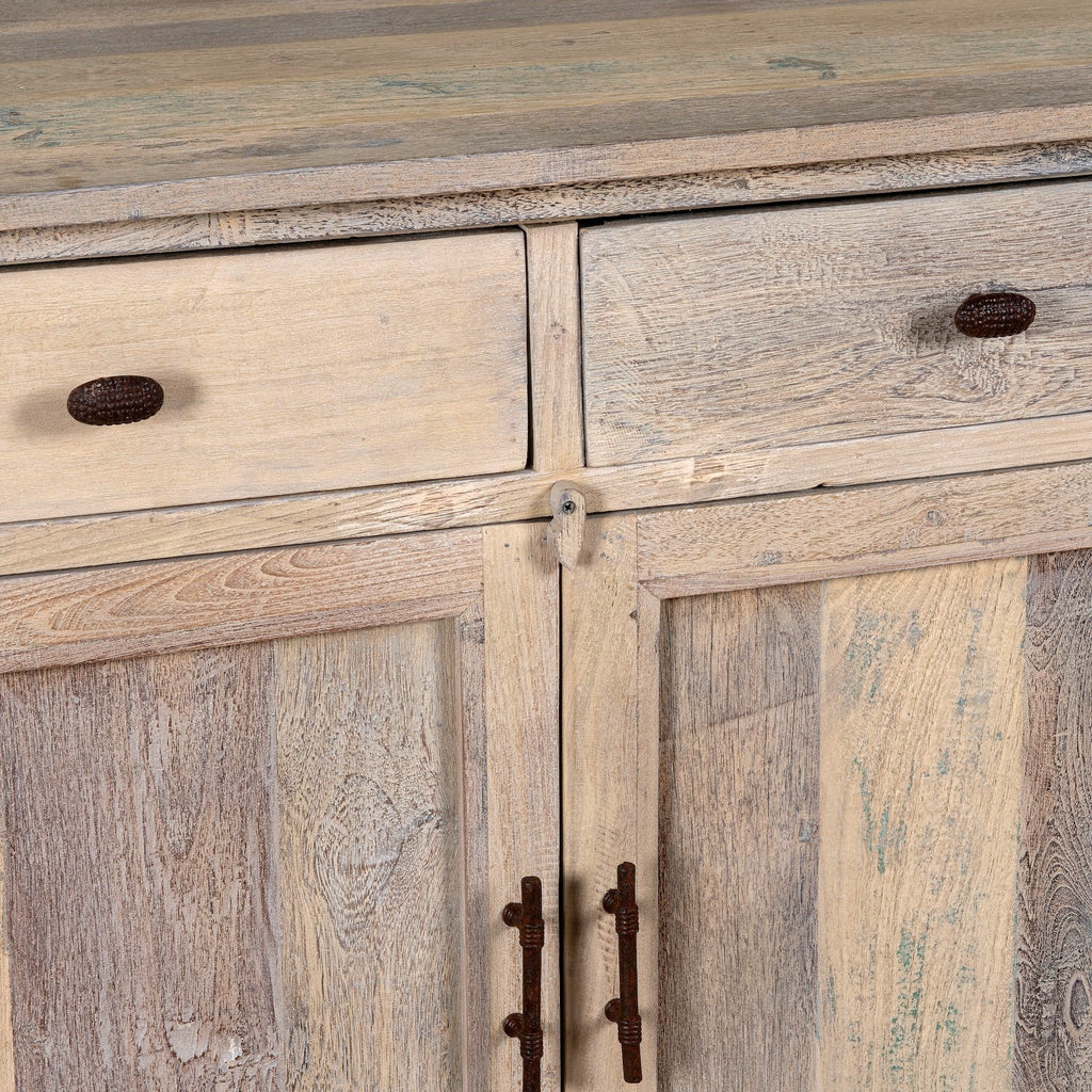 Atreyi Natural Wood Vanity Cabinet - DOBRI ARTS AU