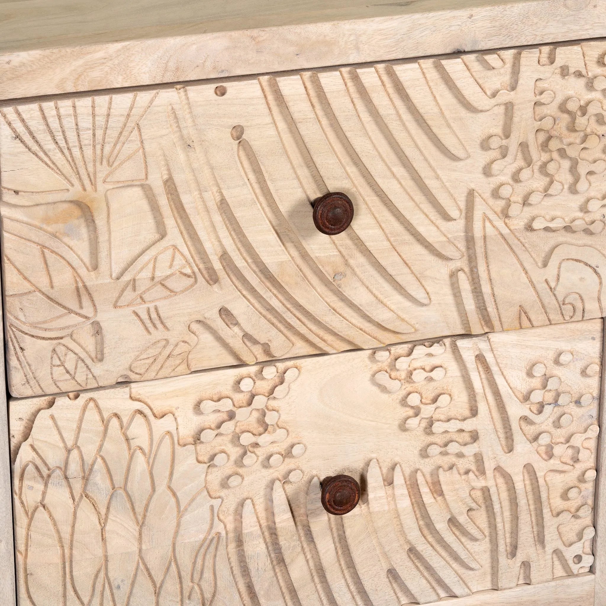 Aurelia Carved Bedside Drawer Set - DOBRI ARTS AU
