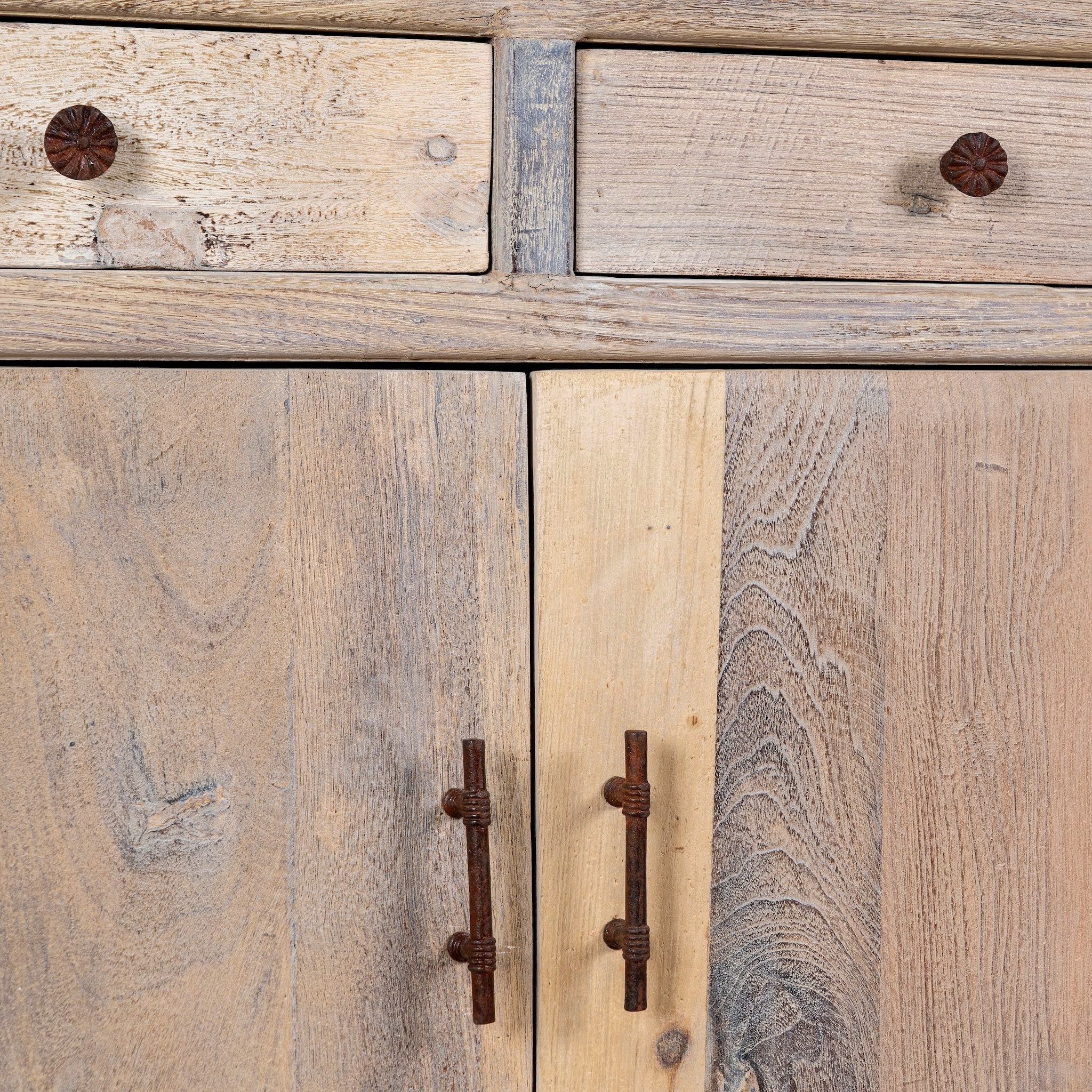 Avleen Sandblasted Wood Vanity Cabinet - DOBRI ARTS AU