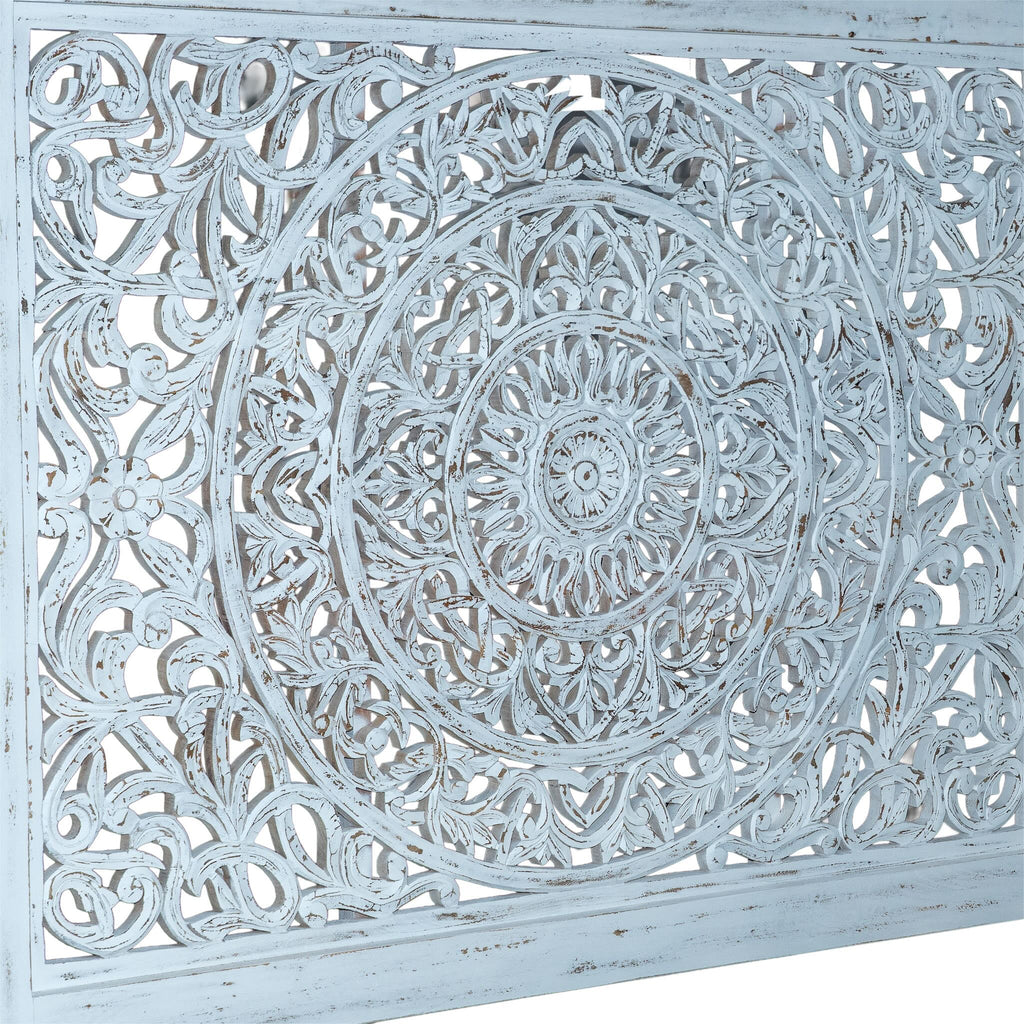 Celestia Mandala Carved Bed (King Size) - DOBRI ARTS AU