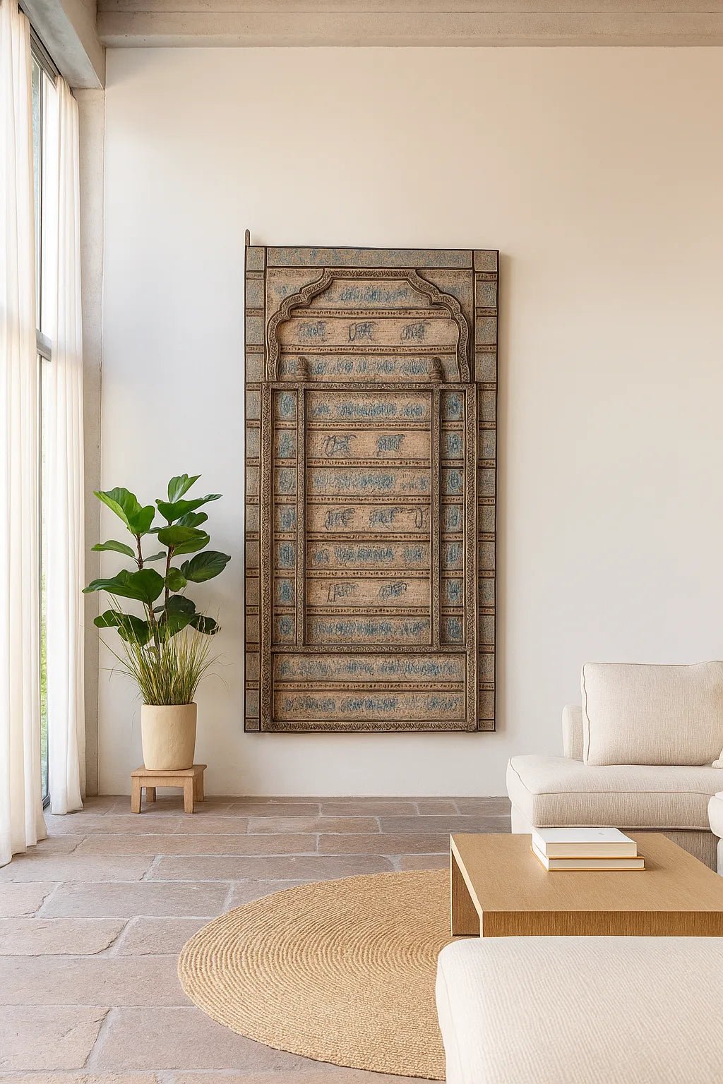 Chitrangi Elephant Heritage Door Panel - DOBRI ARTS AU