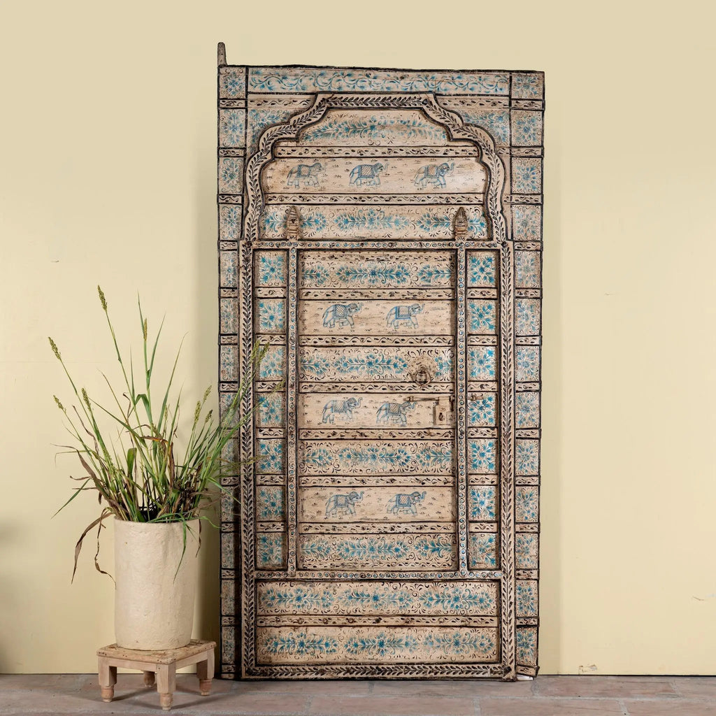 Chitrangi Elephant Heritage Door Panel - DOBRI ARTS AU