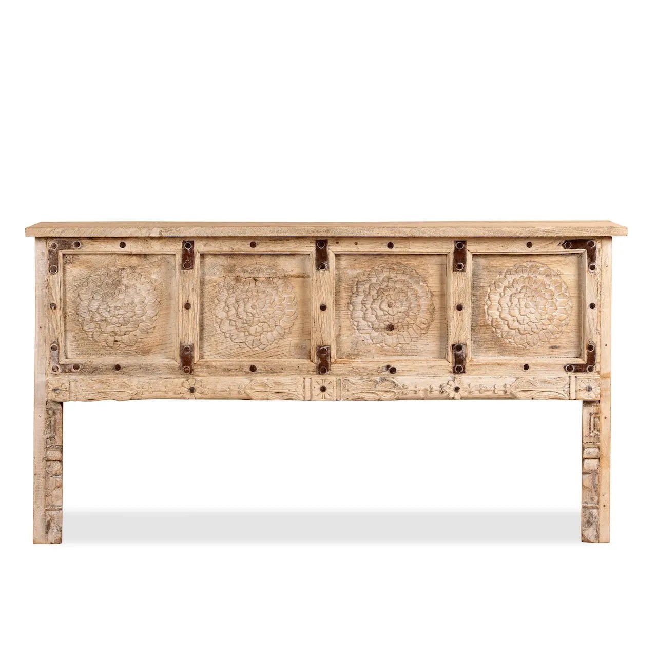 Devika Hand-Carved Teak Console Table - DOBRI ARTS AU