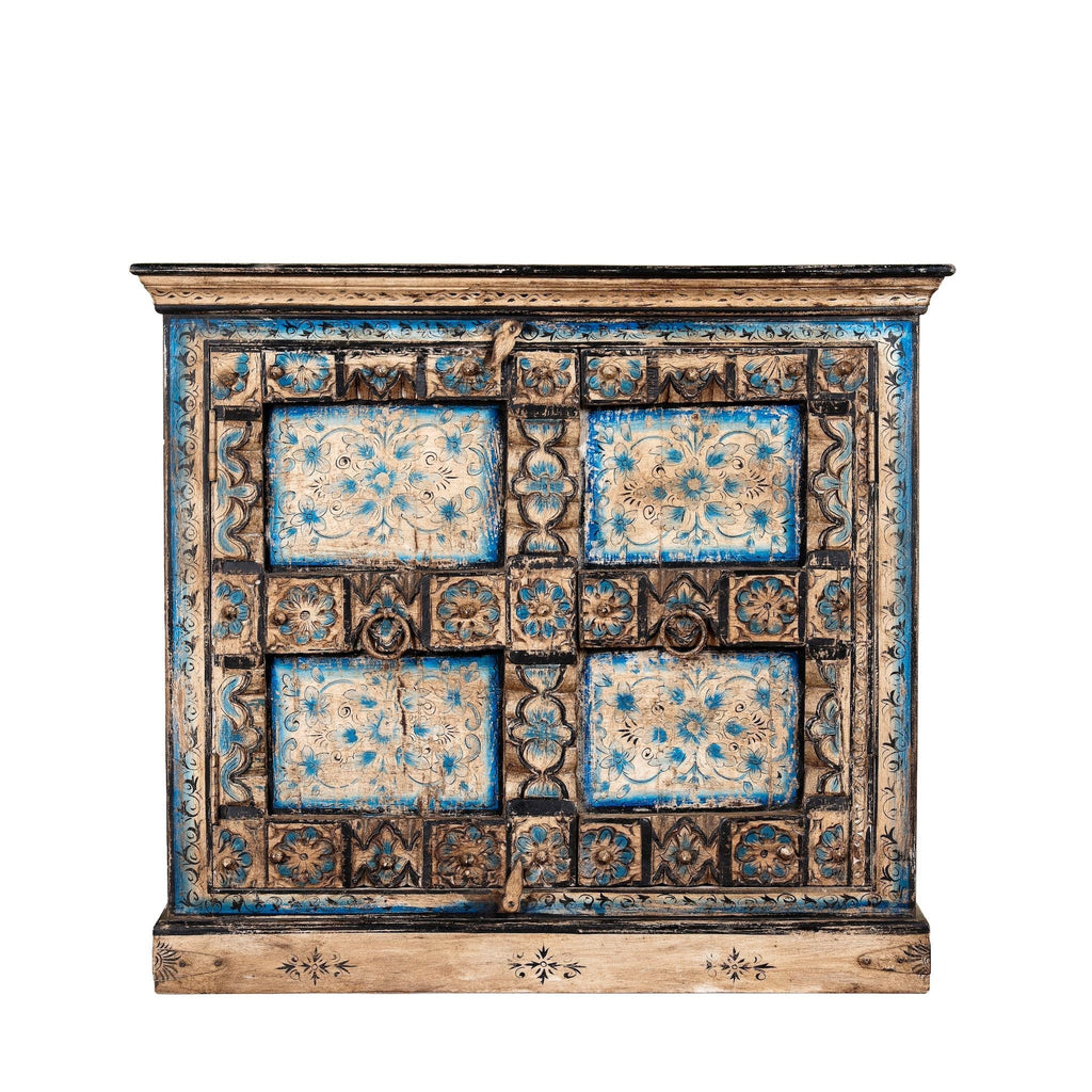 Dhithi Hand-Painted Heritage Cupboard - DOBRI ARTS AU
