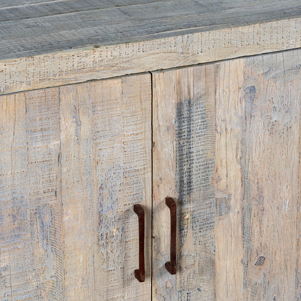 Dipak Rustic Wood Vanity Cupboard - DOBRI ARTS AU