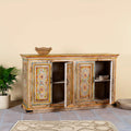 Divit Hand-Painted Reclaimed Wood Cabinet - DOBRI ARTS AU