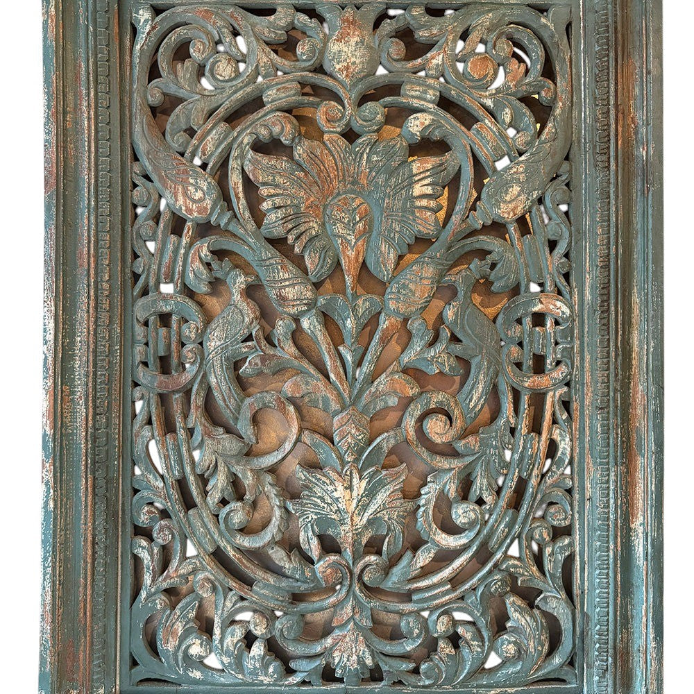 Handcrafted wooden carved panel with intricate patterns, ideal for vintage wall decor, antique wall art, and retro home decorwall decor,
wall art,
wall accents,
large wall art,
big wall decor,
outdoor wall art,
wall hanging,