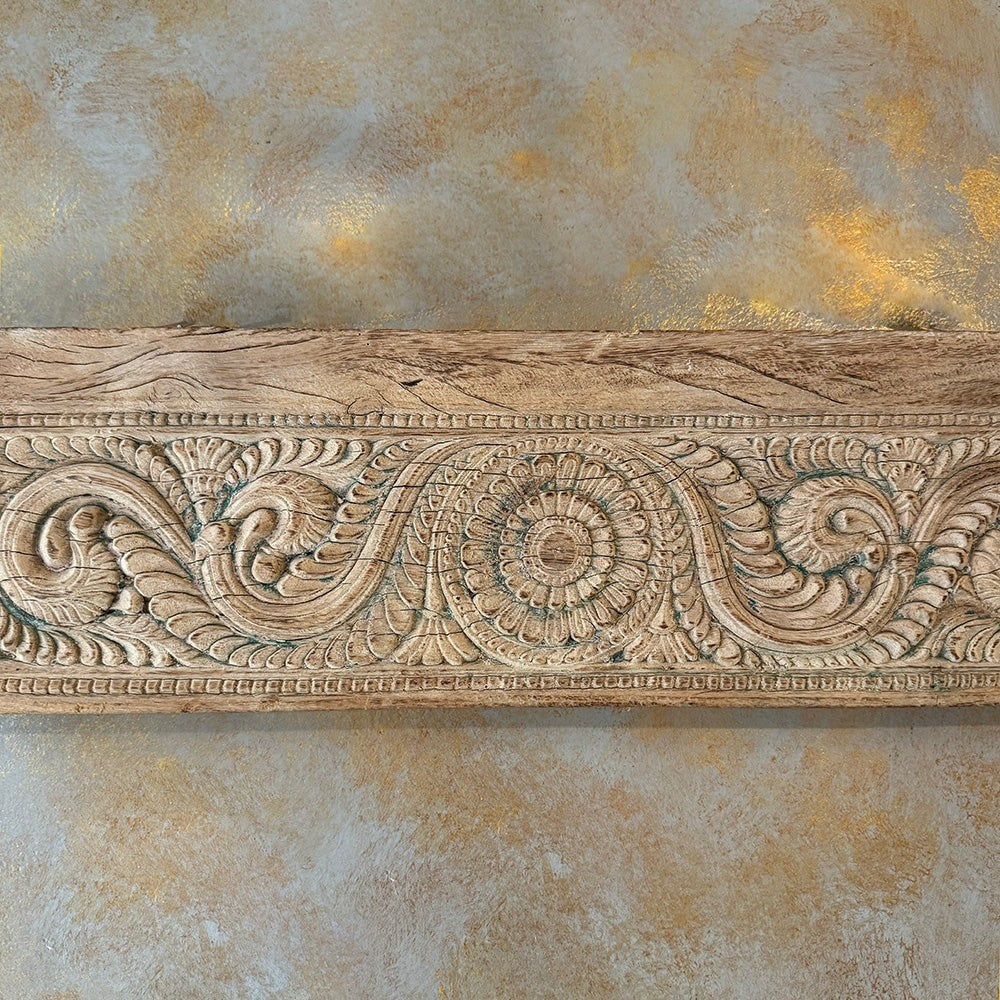 Handcrafted wooden carved panel with intricate designs, ideal for vintage wall decor, antique wall art, and retro home interiors.wall decor,
wall art,
wall accents,
large wall art,
big wall decor,
outdoor wall art,
wall hanging,