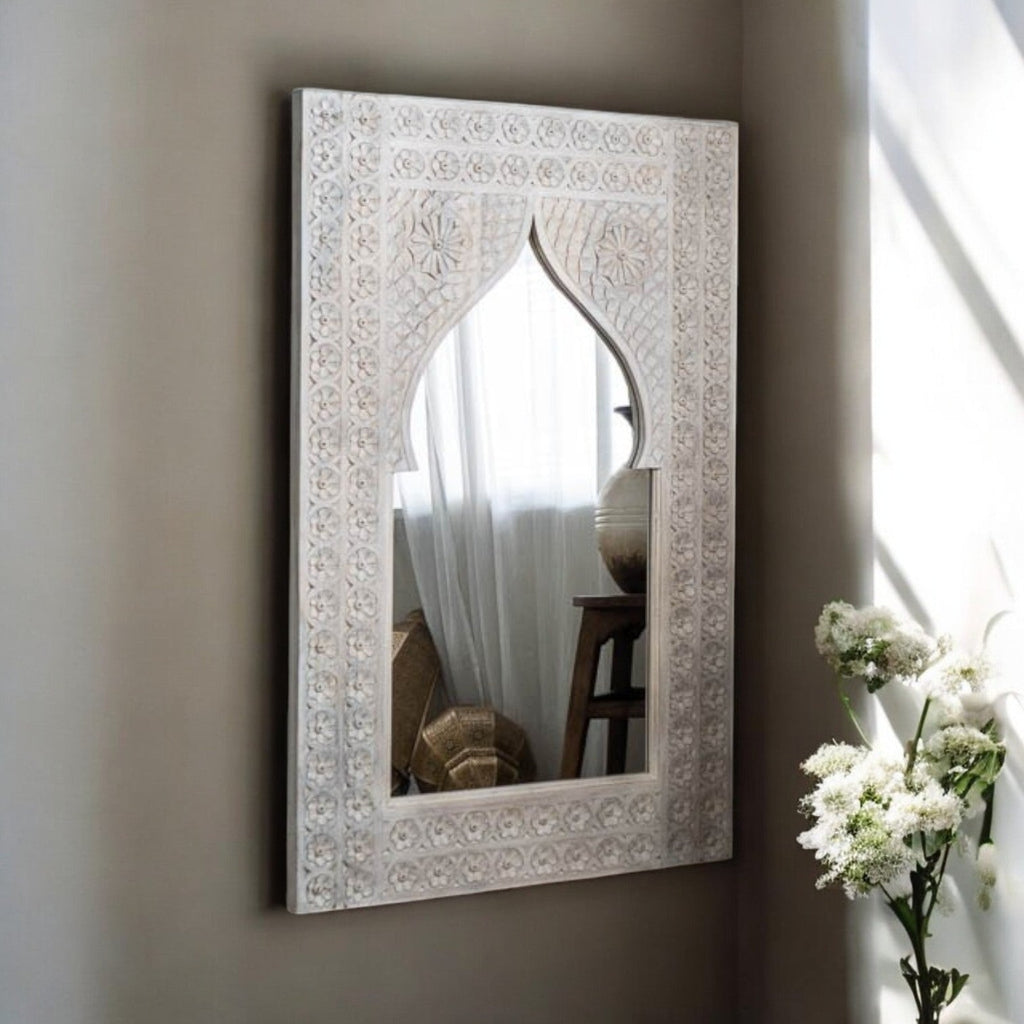 Mirror,
Bathroom Mirror,
Wall Mirror,
Vintage Mirror,
Vintage Home Decor,
Vintage Art,
Antique Interior,
Antique Furniture,
Vintage Wall Decor | Wooden Carved Long Wooden Jharokha Indian Mirror Frame Antique Wall Decor