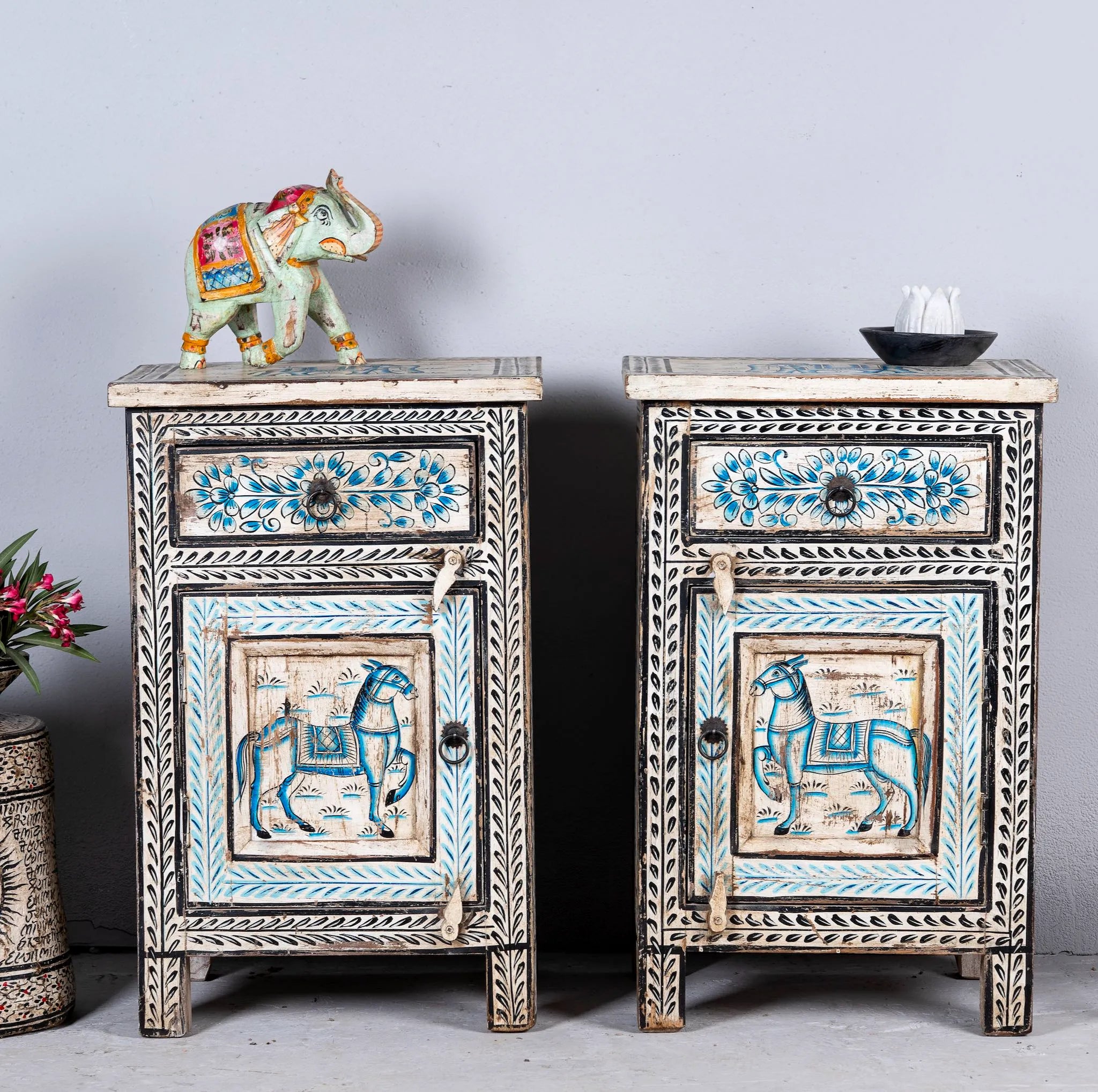 bedside table,
bedroom,
nightstand,
vintage bedside table,
rattan bedside table,
antique home decor,
white nightstand,
mid century modern dresser,
twin size bed,
room designer,