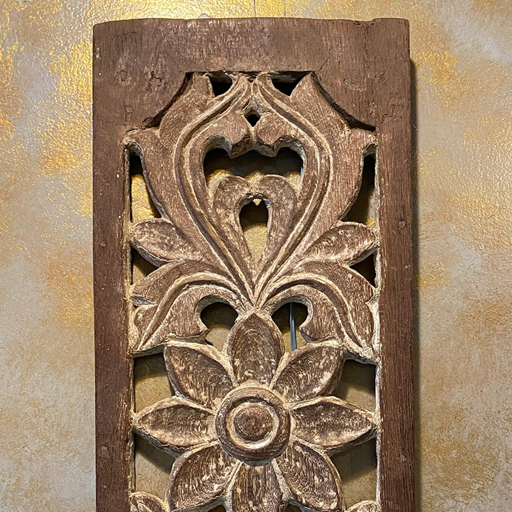 Intricately handcrafted wooden carved panel with vintage-inspired patterns, perfect for wall decor, vintage wall wall decor,
wall art,
wall accents,
large wall art,
big wall decor,
outdoor wall art,
wall hanging,art, and antique home decor aesthetics.