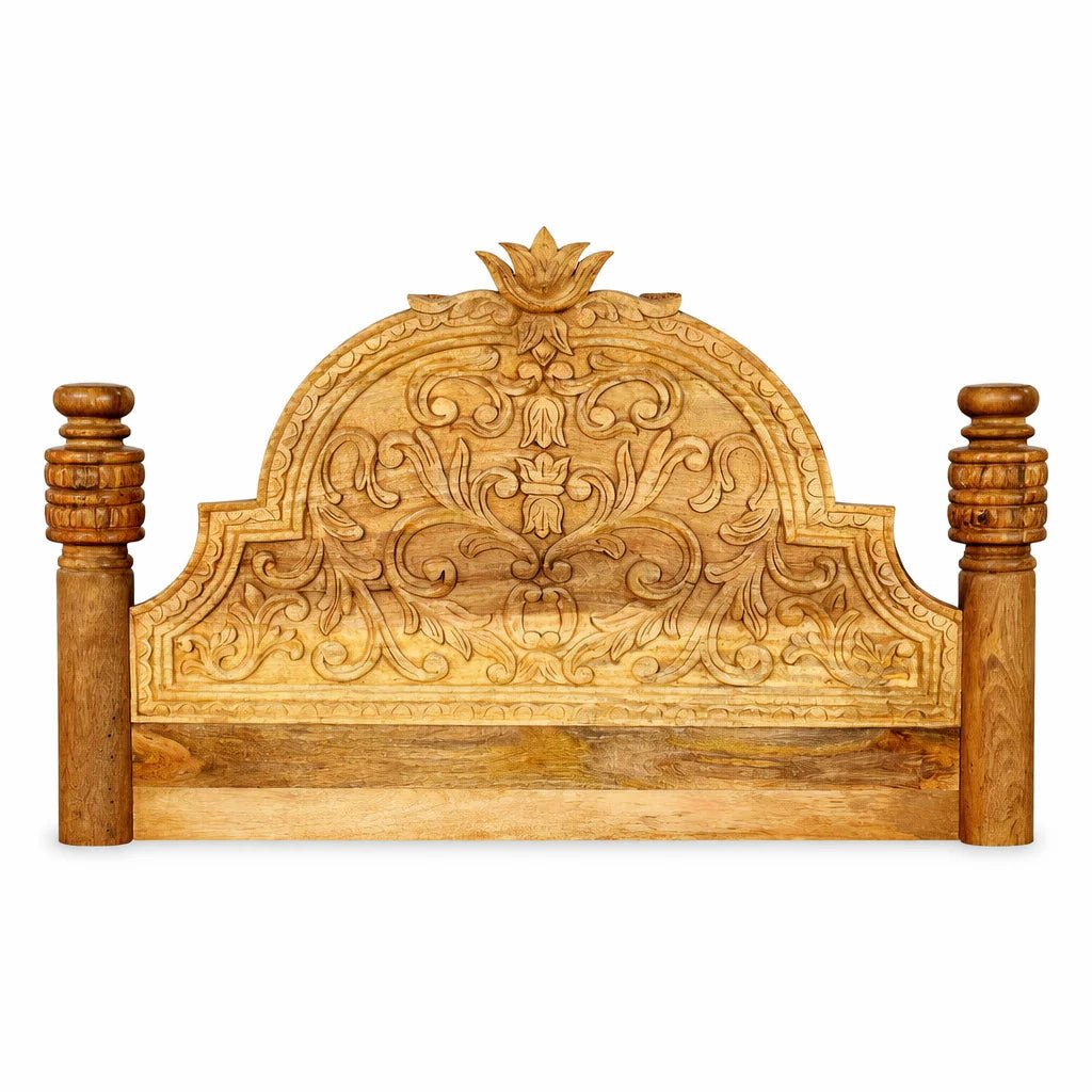 Elowen Carved Heritage Single Bed - DOBRI ARTS AU