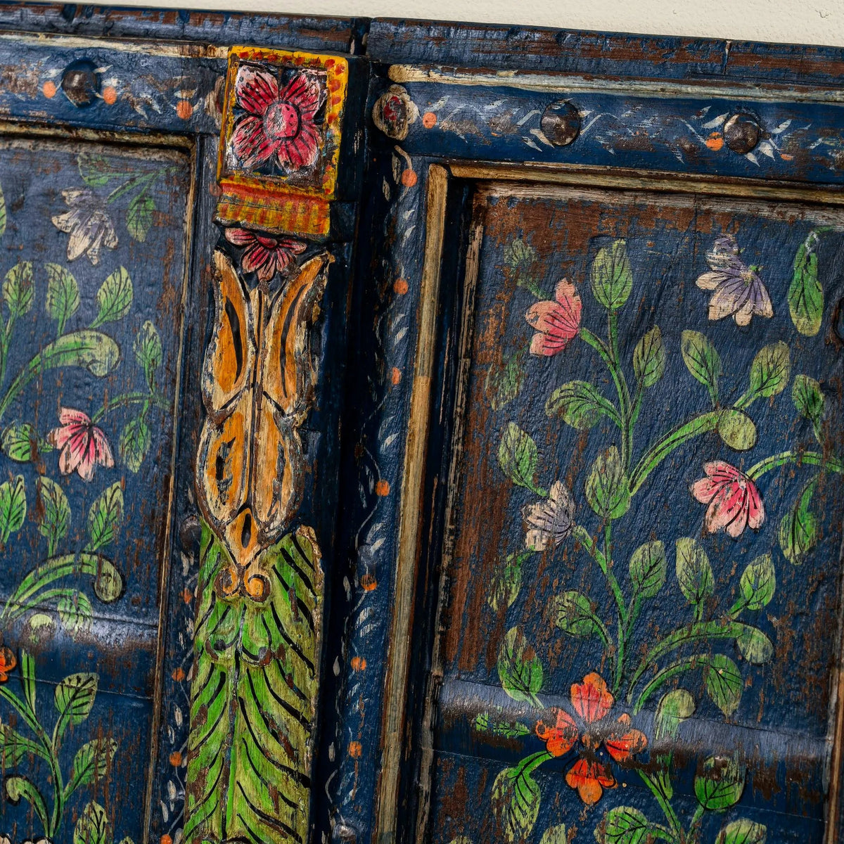 Eshika Hand-Painted Floral Window Panel - DOBRI ARTS AU