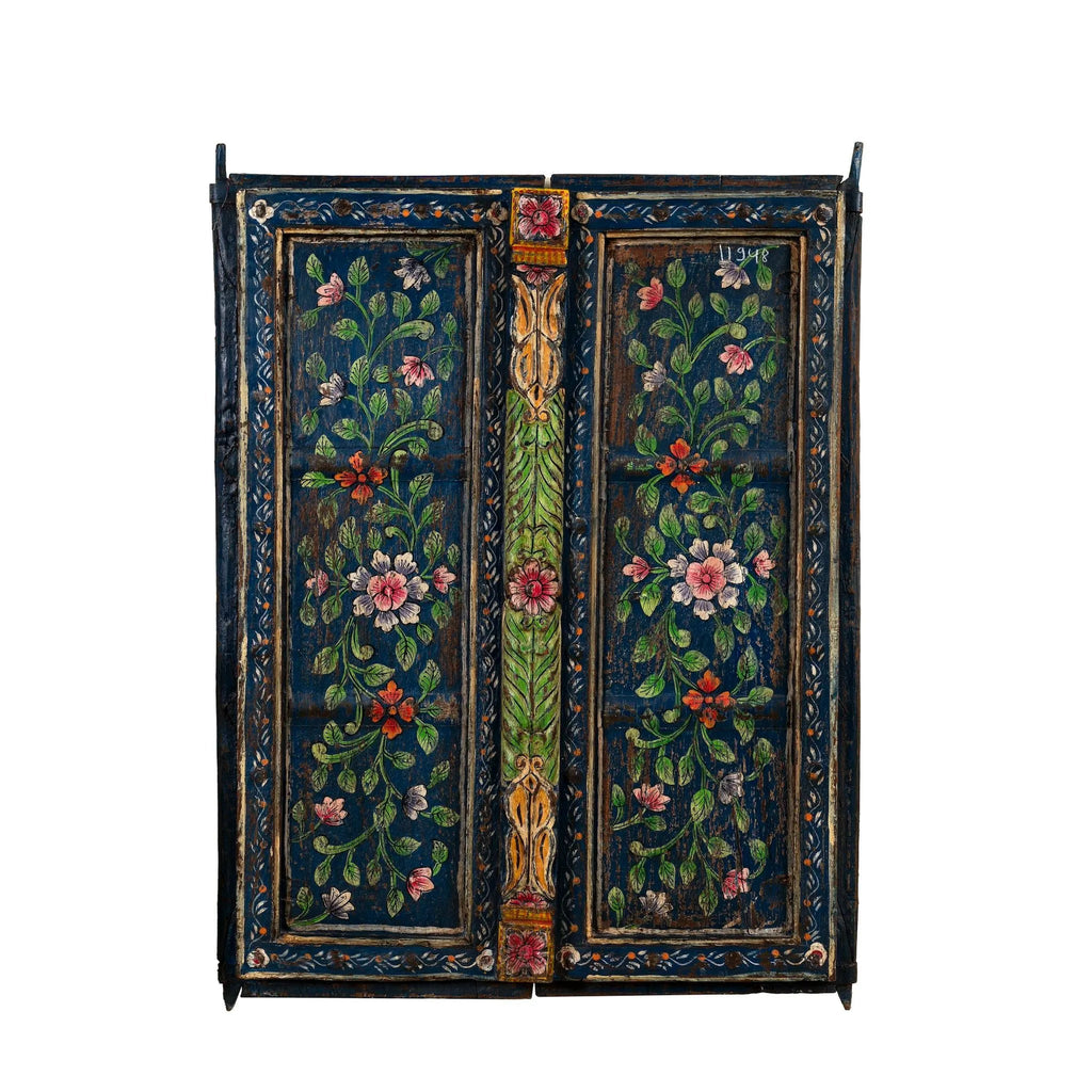 Eshika Hand-Painted Floral Window Panel - DOBRI ARTS AU