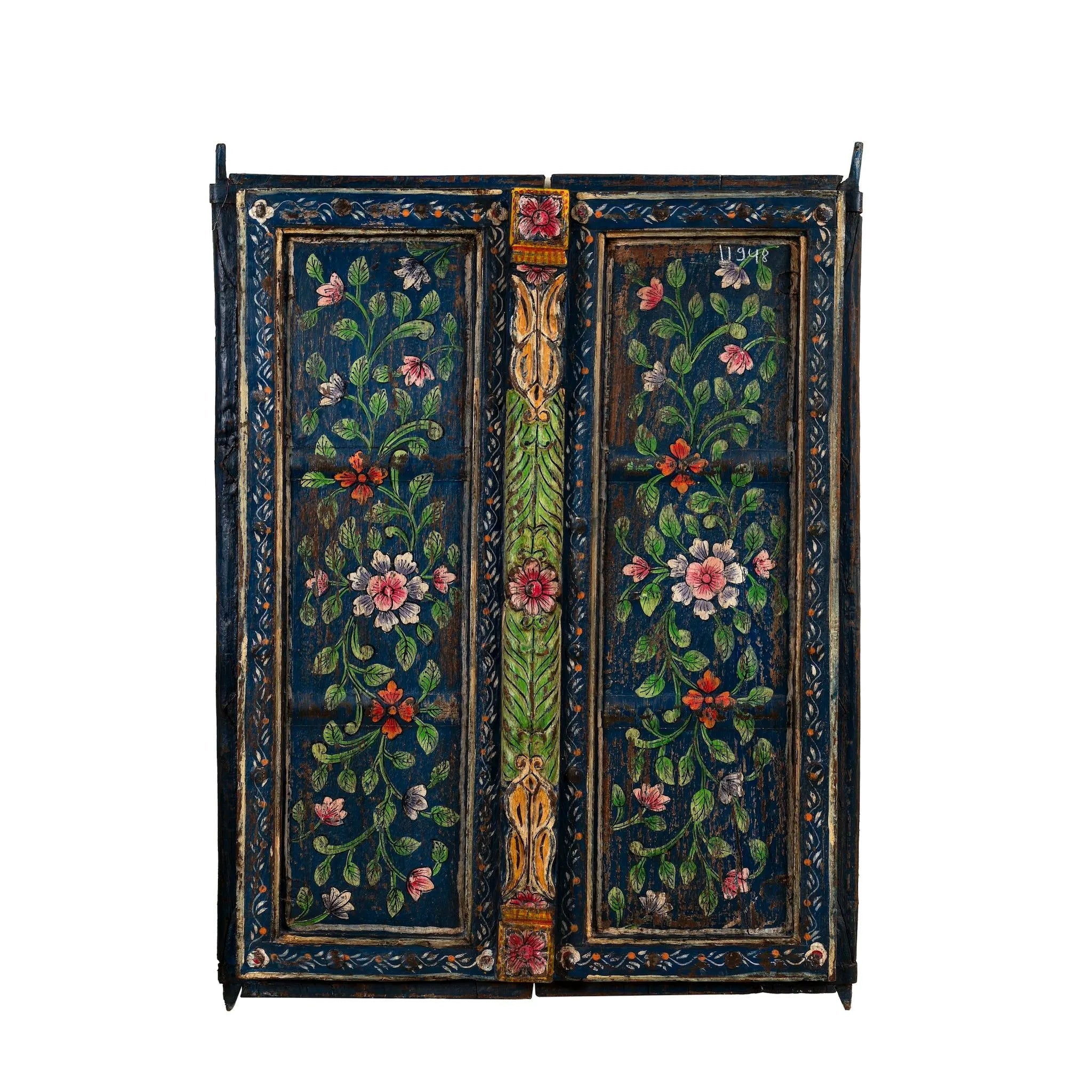 Eshika Hand-Painted Floral Window Panel - DOBRI ARTS AU