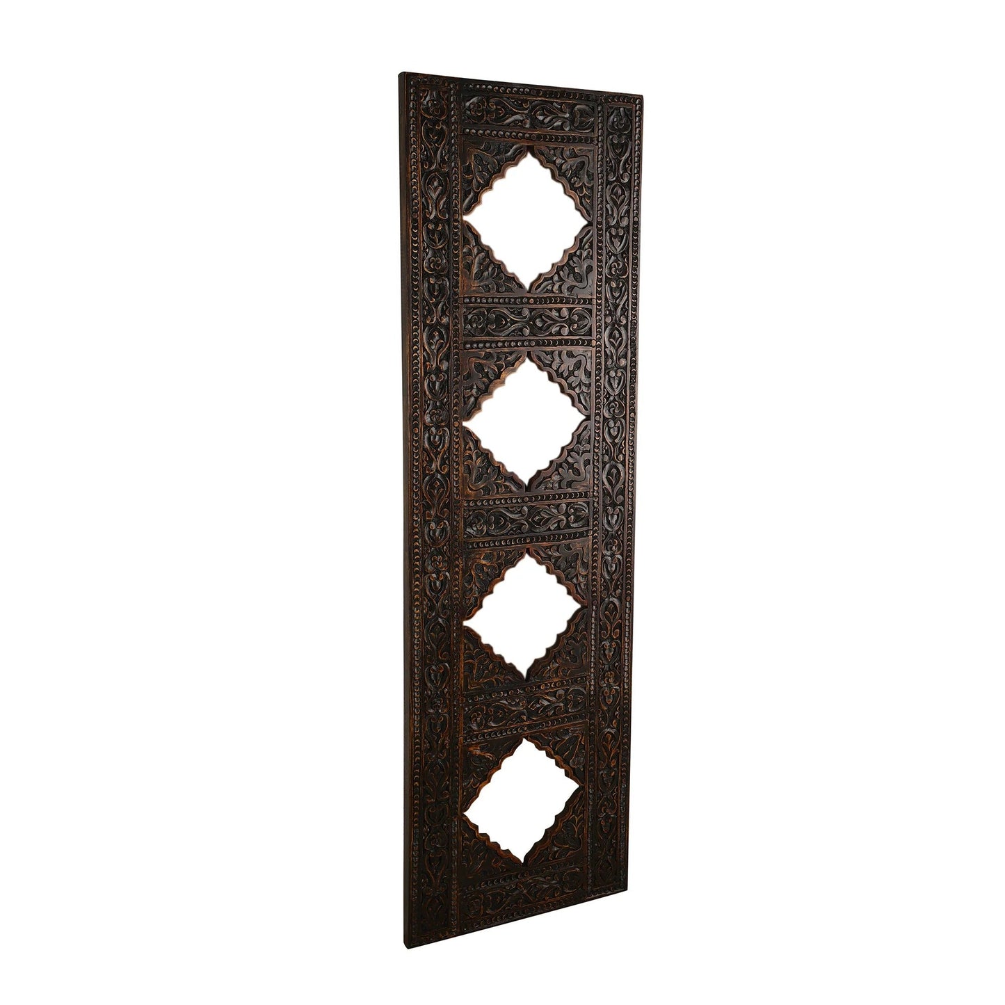 Yatira Hand Carved Wooden Wall Panel