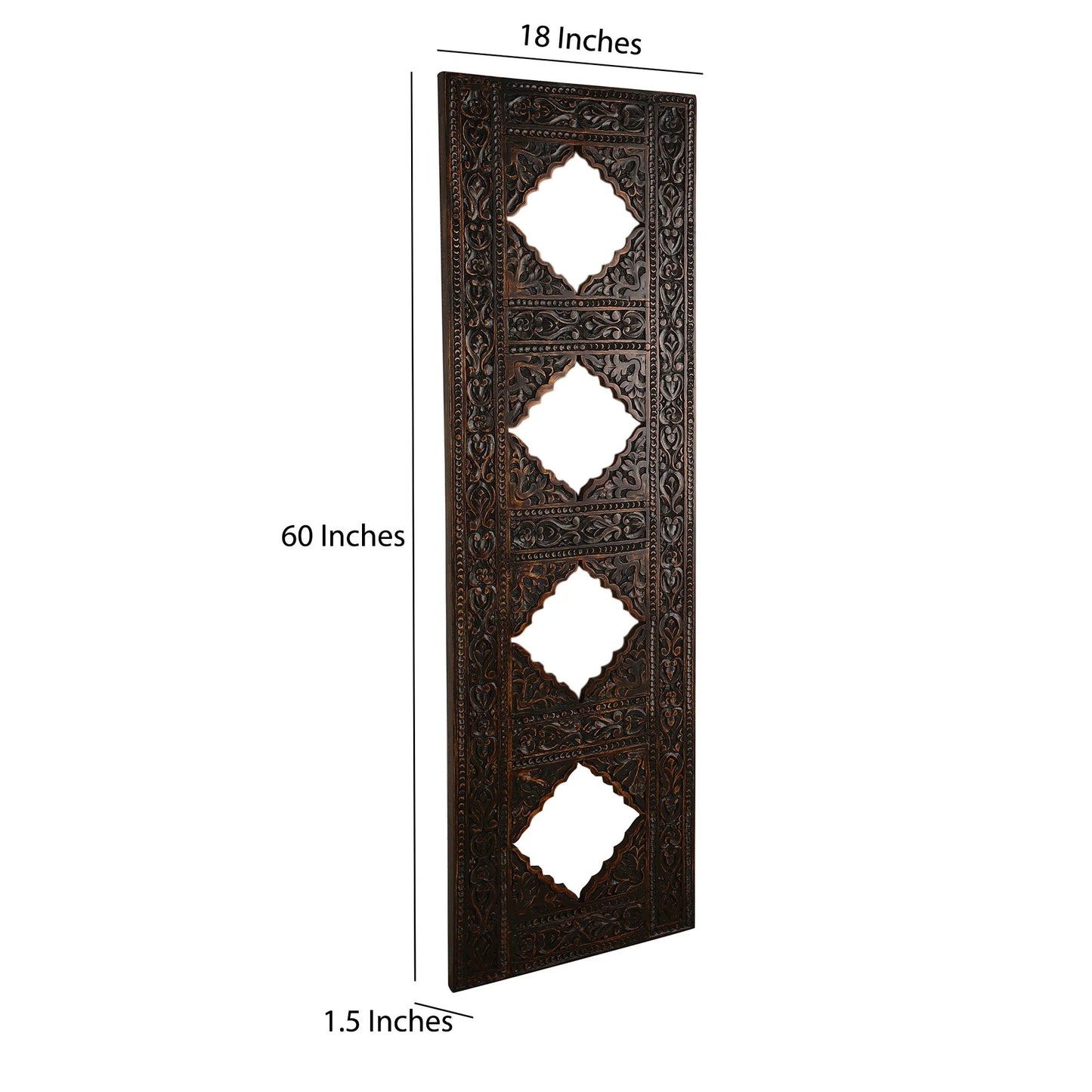 Antique brass mirror with ornate patterns, ideal for Victorian-style decor