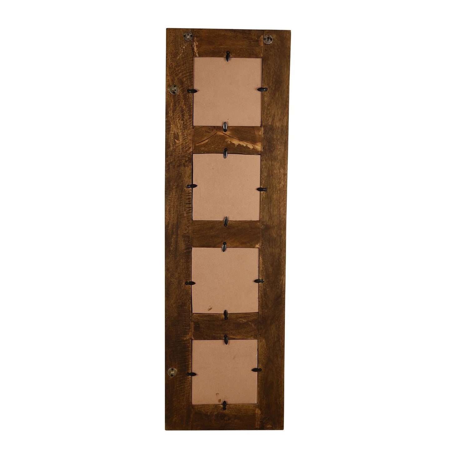 Large white wall mirror with minimalist carvings for a modern-vintage touch