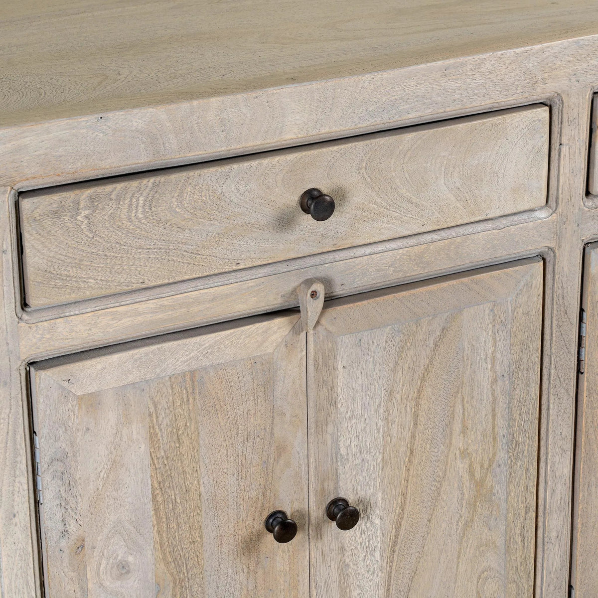 Fanish Mediterranean Style Wooden Sideboard - DOBRI ARTS AU