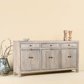 Fanish Mediterranean Style Wooden Sideboard - DOBRI ARTS AU