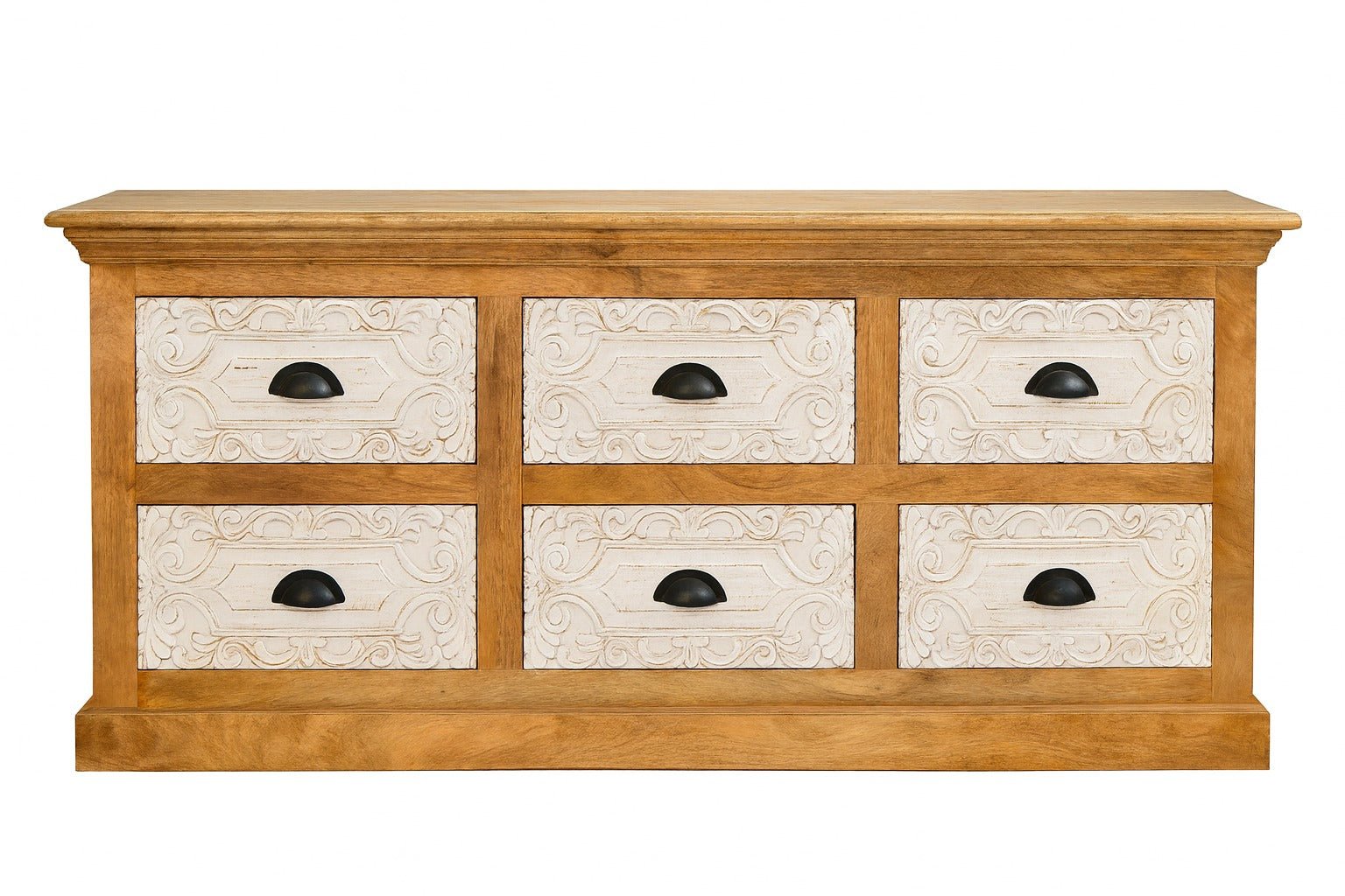 Gaya Carved Drawer Chest - DOBRI ARTS AU