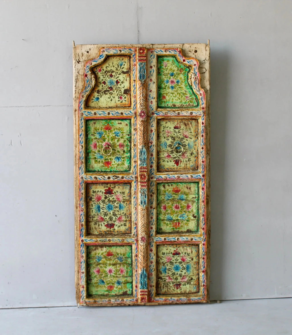 Gitra Hand-Painted Floral Door Panel - DOBRI ARTS AU