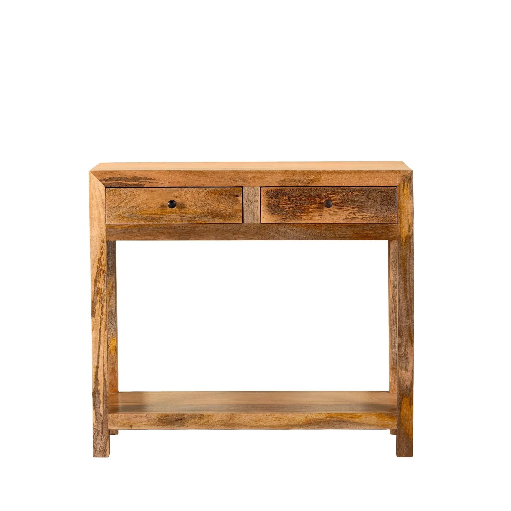 Giyanna Minimal Mango Wood Console Table - DOBRI ARTS AU