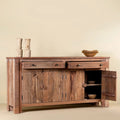 Gyan Hand-Carved Acacia Wood Sideboard - DOBRI ARTS AU