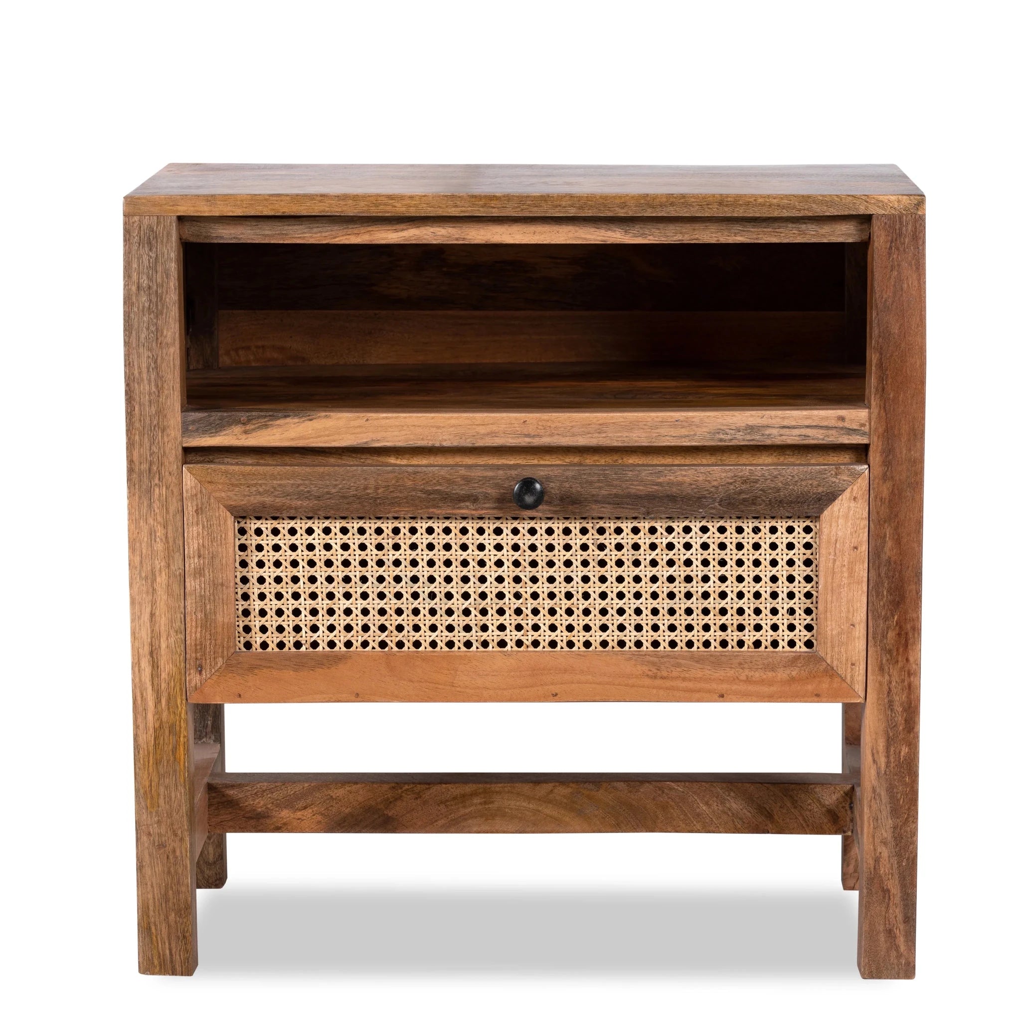 Harper Cane Front Bedside Table - DOBRI ARTS AU