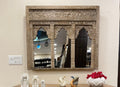 Heritage Arch Hand-Carved Wooden Mirror - DOBRI ARTS AU