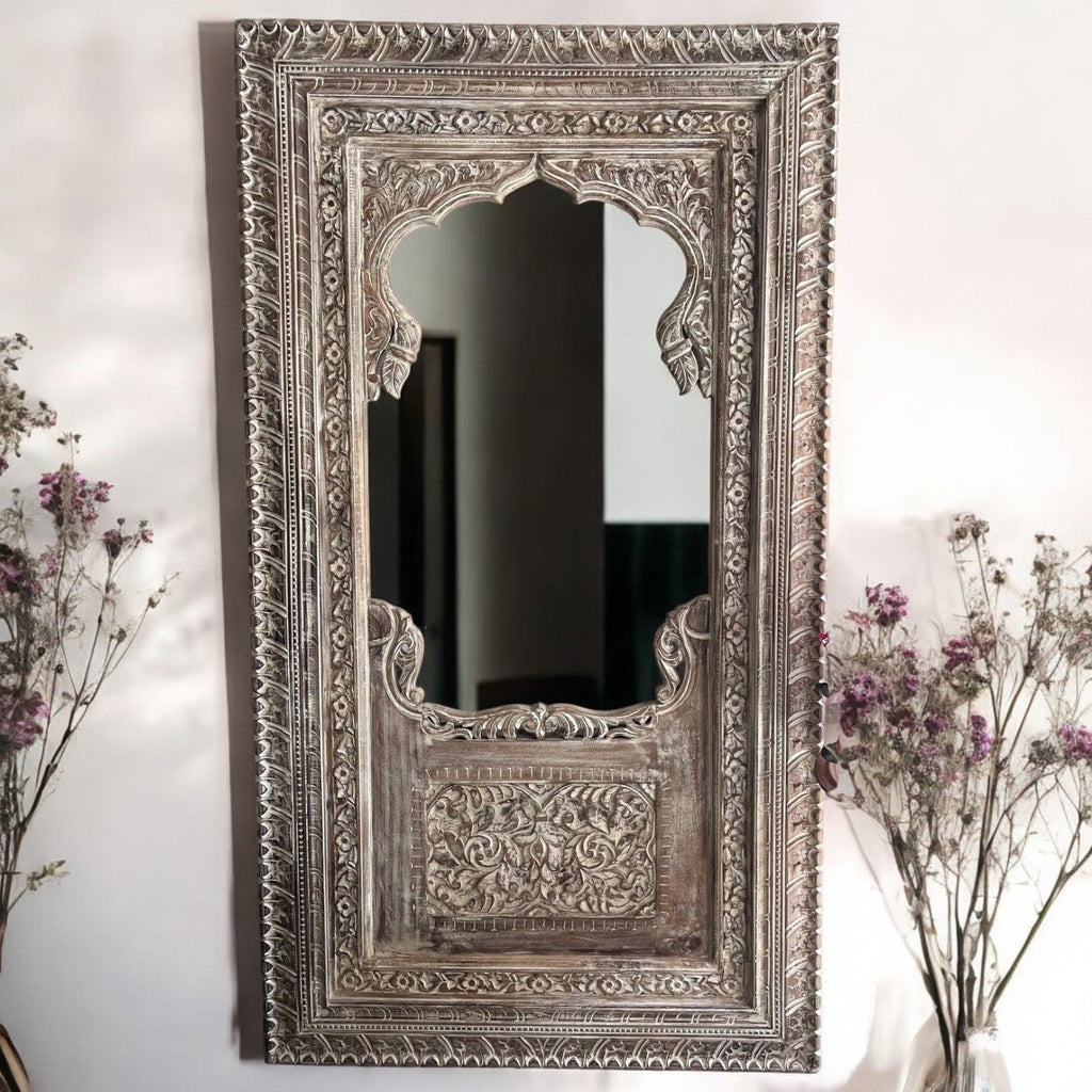 long mirror big wooden indian mirror large floor mirror rustic bathroom mirrors luxury wall vanity mirrors  jharokha mirror big mirror for wall antique wood mirrors vintage wood wall mirror farmhouse mirror full length wall mirror vintage floor mirror antique jharokha mirror entryway mirror carved Indian mirror rustic mirror frame vintage wall decor living room bedroom,vintage wall decor above bed,couch,around tv antique farmhouse bedroom wall decor, entryways
