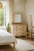 Ishani Mango Wood Dressing Table with Mirror - DOBRI ARTS AU