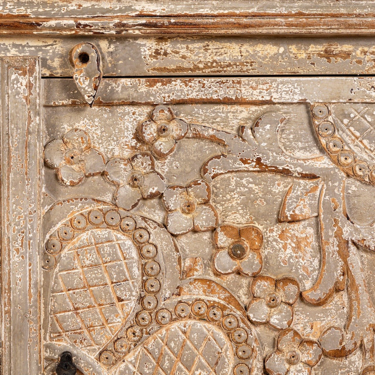 Jamn Hand-Carved Floral Cupboard - DOBRI ARTS AU