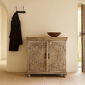 Jamn Hand-Carved Floral Cupboard - DOBRI ARTS AU