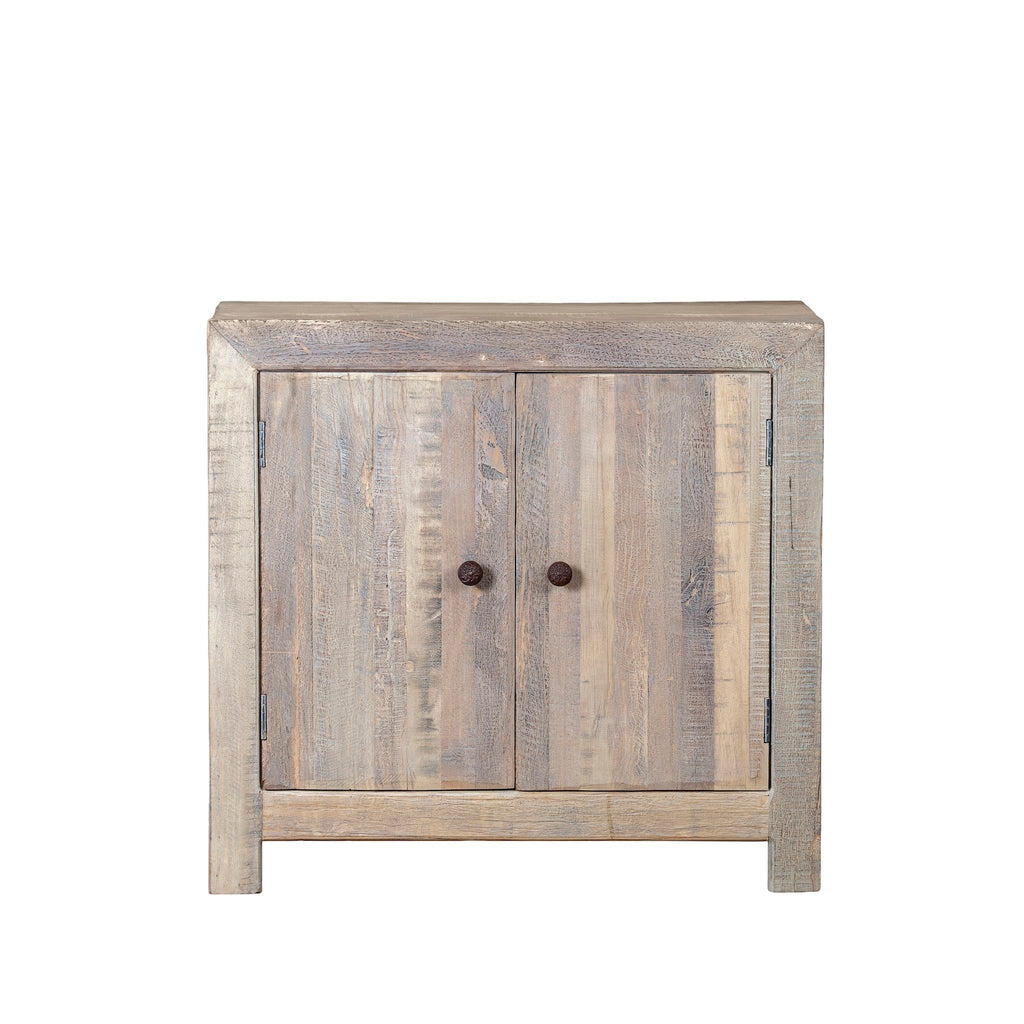 Jasleen Natural Wood Vanity Cabinet - DOBRI ARTS AU
