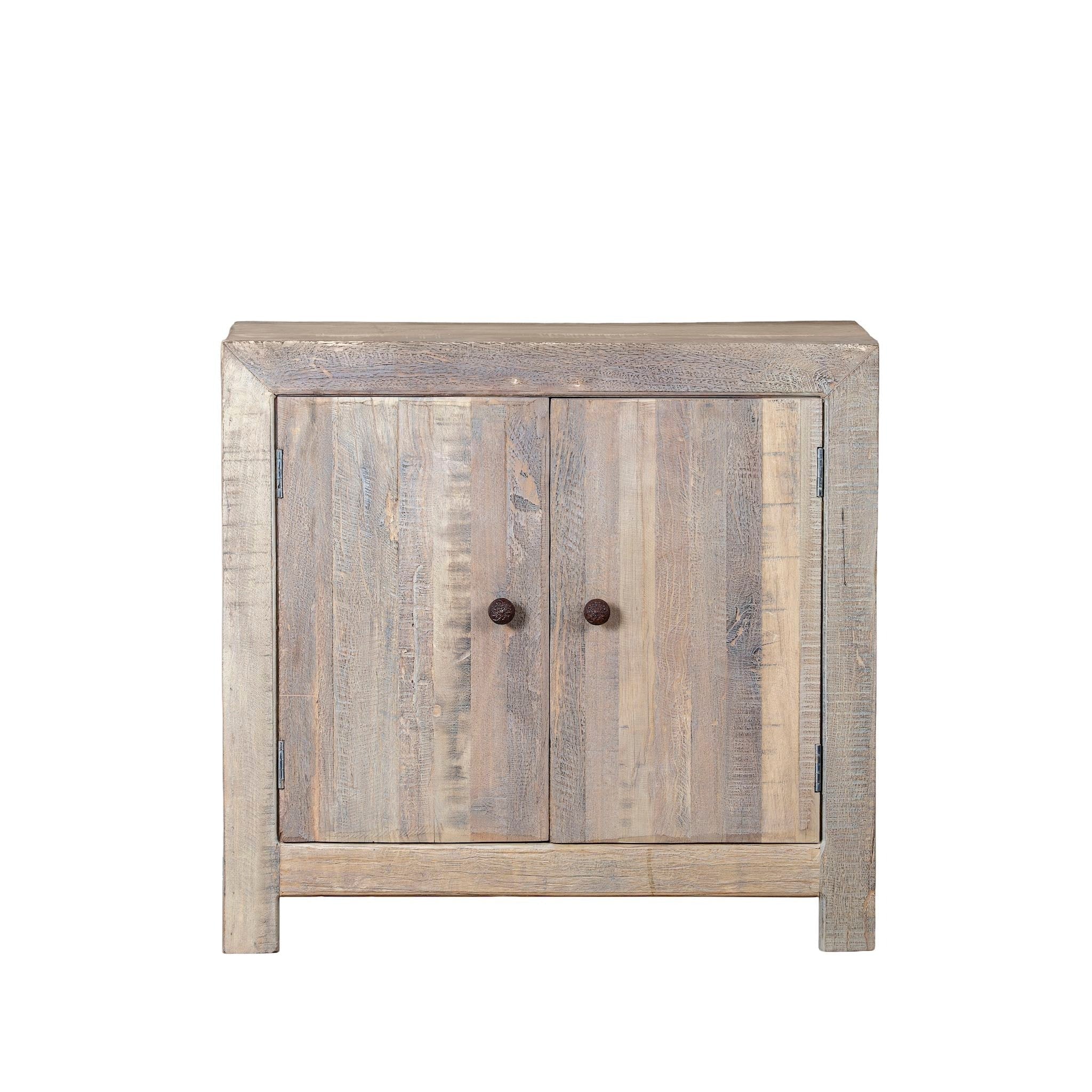 Jasleen Natural Wood Vanity Cabinet - DOBRI ARTS AU
